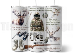Tumbler Hunting Life – 20 oz (ca 600 ml)