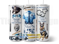 Tumbler Police Life – 20 oz (ca 600 ml)