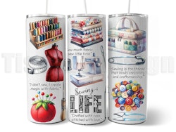 Tumbler Sewing Life – 20 oz (ca 600 ml)
