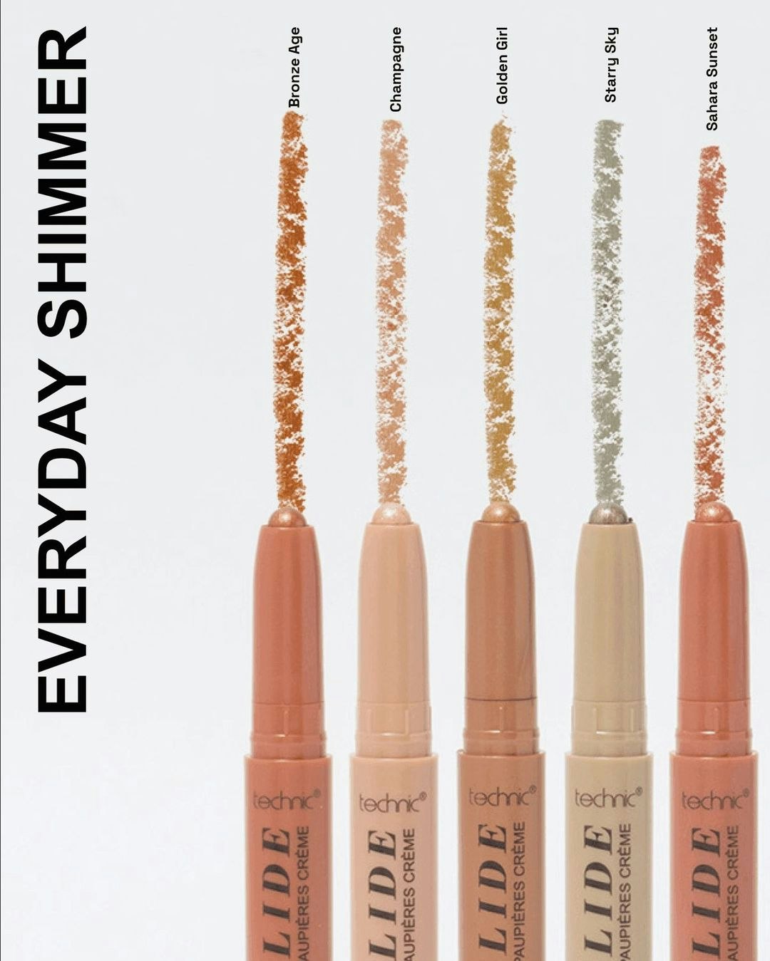 Technic Shimmer Glide Cream Eyeshadow Stick - Golden Girl