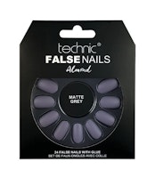 Technic False Nails Matte Grey