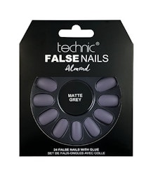Technic False Nails Matte Grey