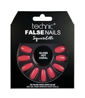 Technic False Nails Gloss Hot Coral