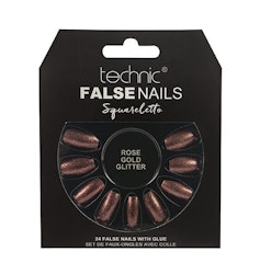 Technic False Nails Rose Gold Glitter