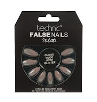 Technic False Nails Gloss Nude With Glitter