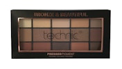 Technic Pressed Pigment Eyeshadow Palette Bronze & Beautiful