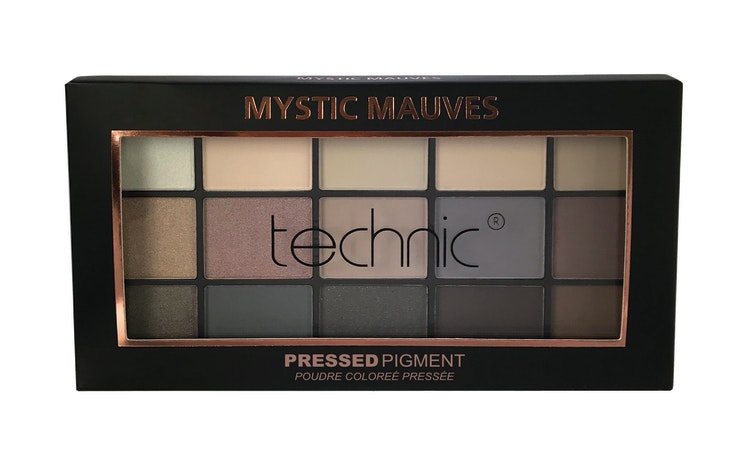 Technic Pressed Pigment Eyeshadow Palette Mystic Mauves