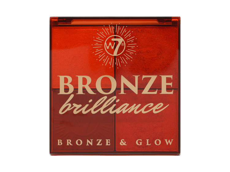 W7 Bronze Brilliance Bronze & Glow Palette Light & Medium