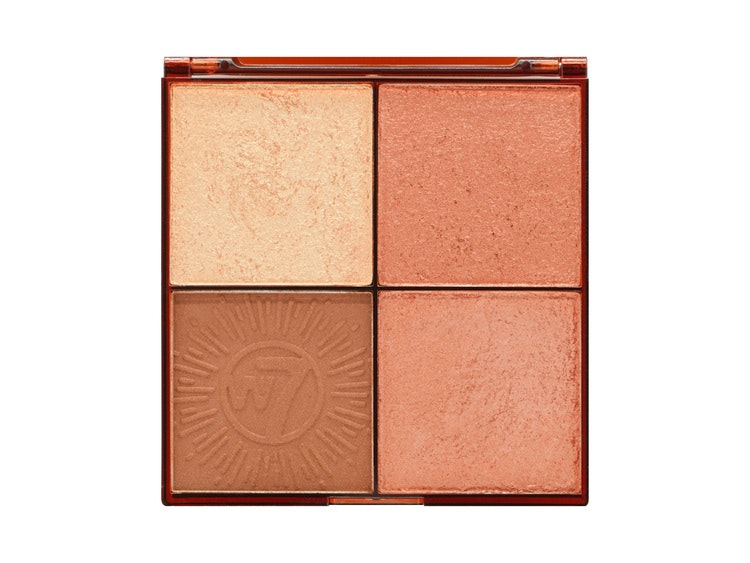 W7 Bronze Brilliance Bronze & Glow Palette Medium & Dark