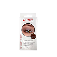 Titania Eyebrow & Eyelash Dye - Permanent Coloration Smudge & Waterproof - Brun