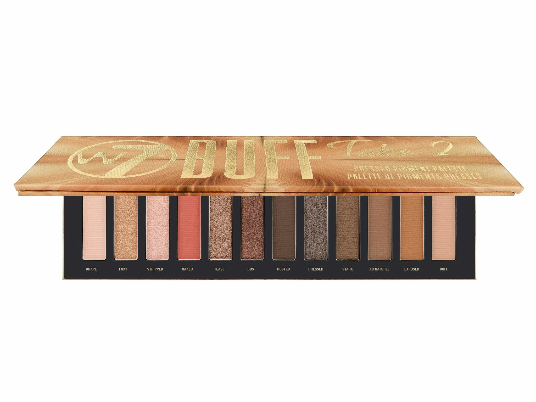 W7 Pressed Pigment Palette - BUFF TAKE 2