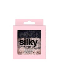 W7 SILKY KNOTS Hair Scrunchies 6 Pack - Orginal