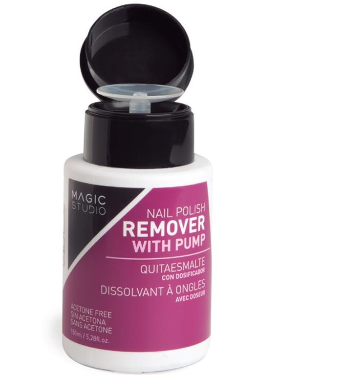 Magic Studio Nail Polish Remover With Pump (Acetone Free)