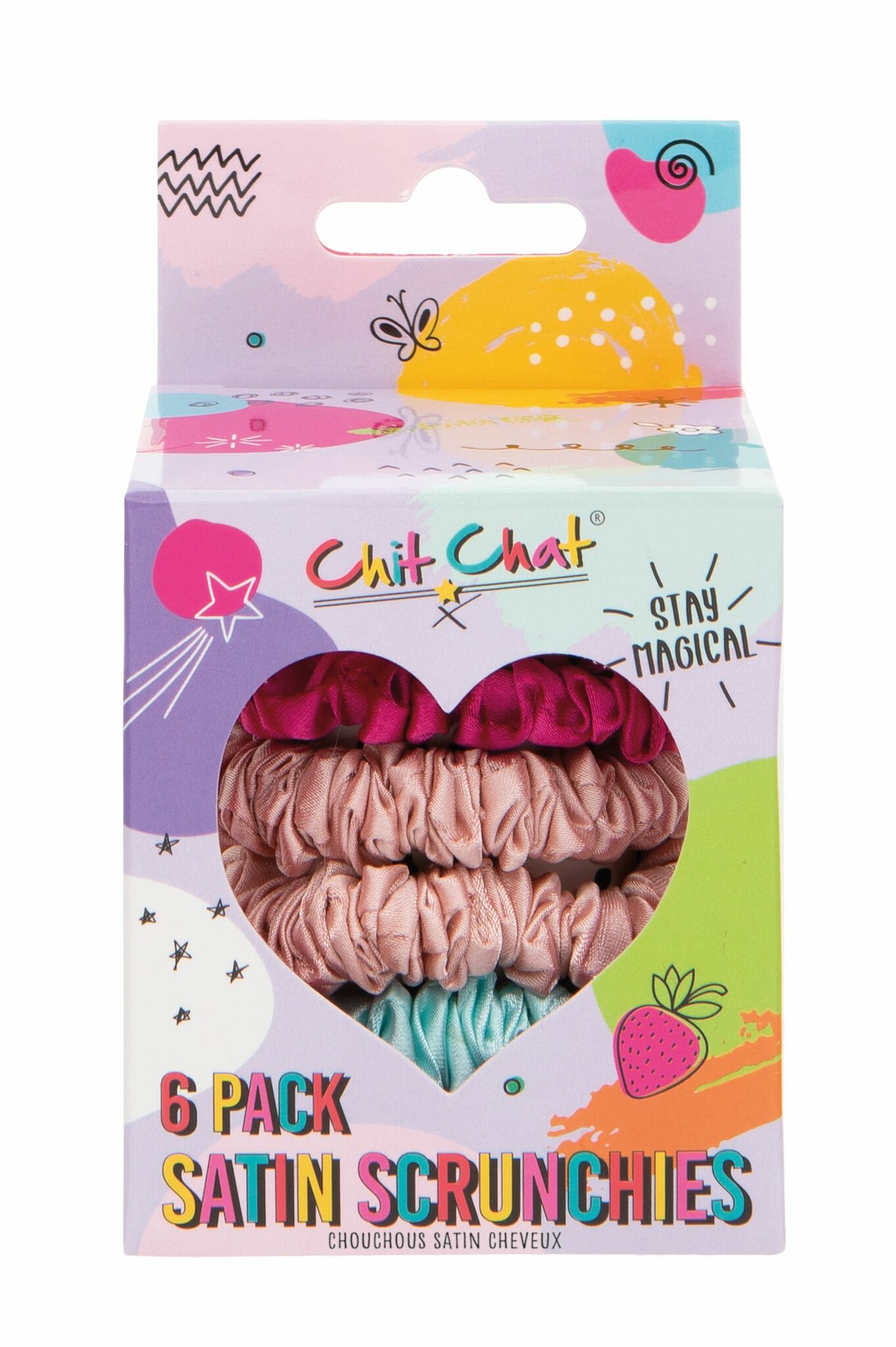 CHIT CHAT - Hair Schrunchies 6 pack