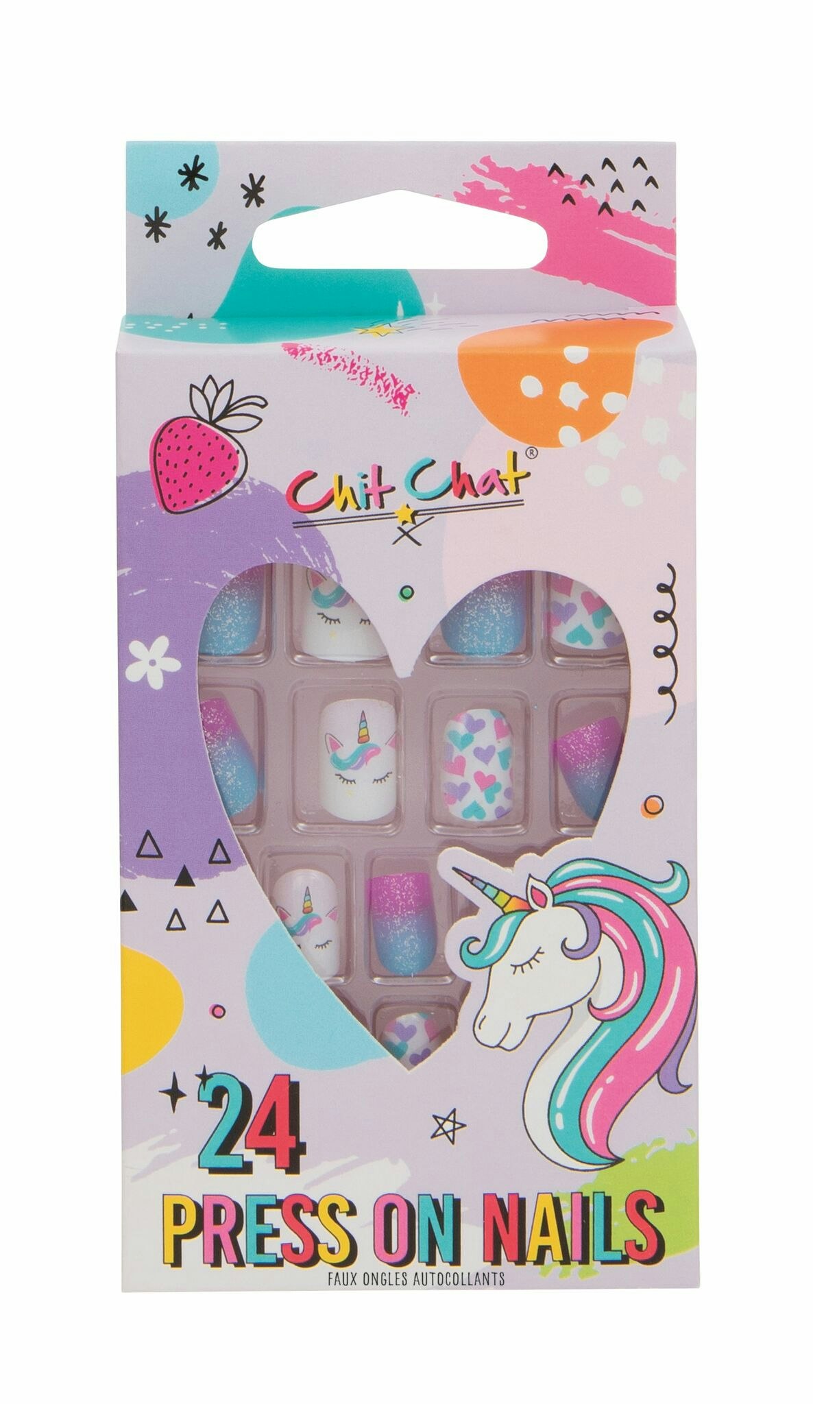 Chit Chat - Stick On Nails Unicorn Glitters