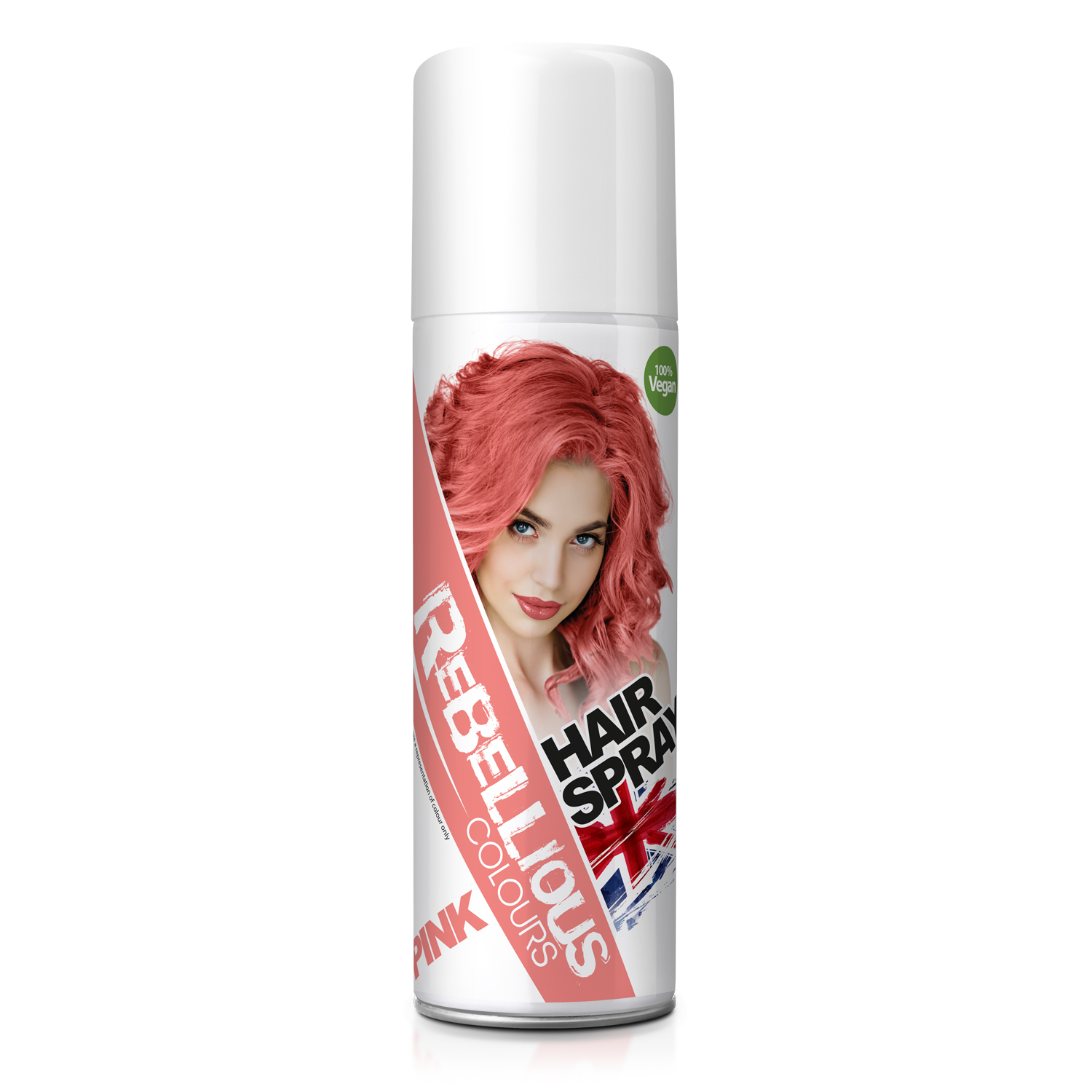 REBELLIOUS COLOR  Temporary Glitter Hair Spray - Pink