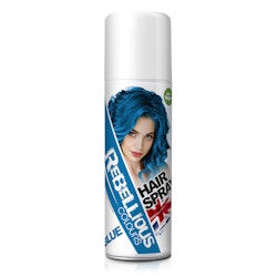 REBELLIOUS COLOR  Temporary Glitter Hair Spray - Blue