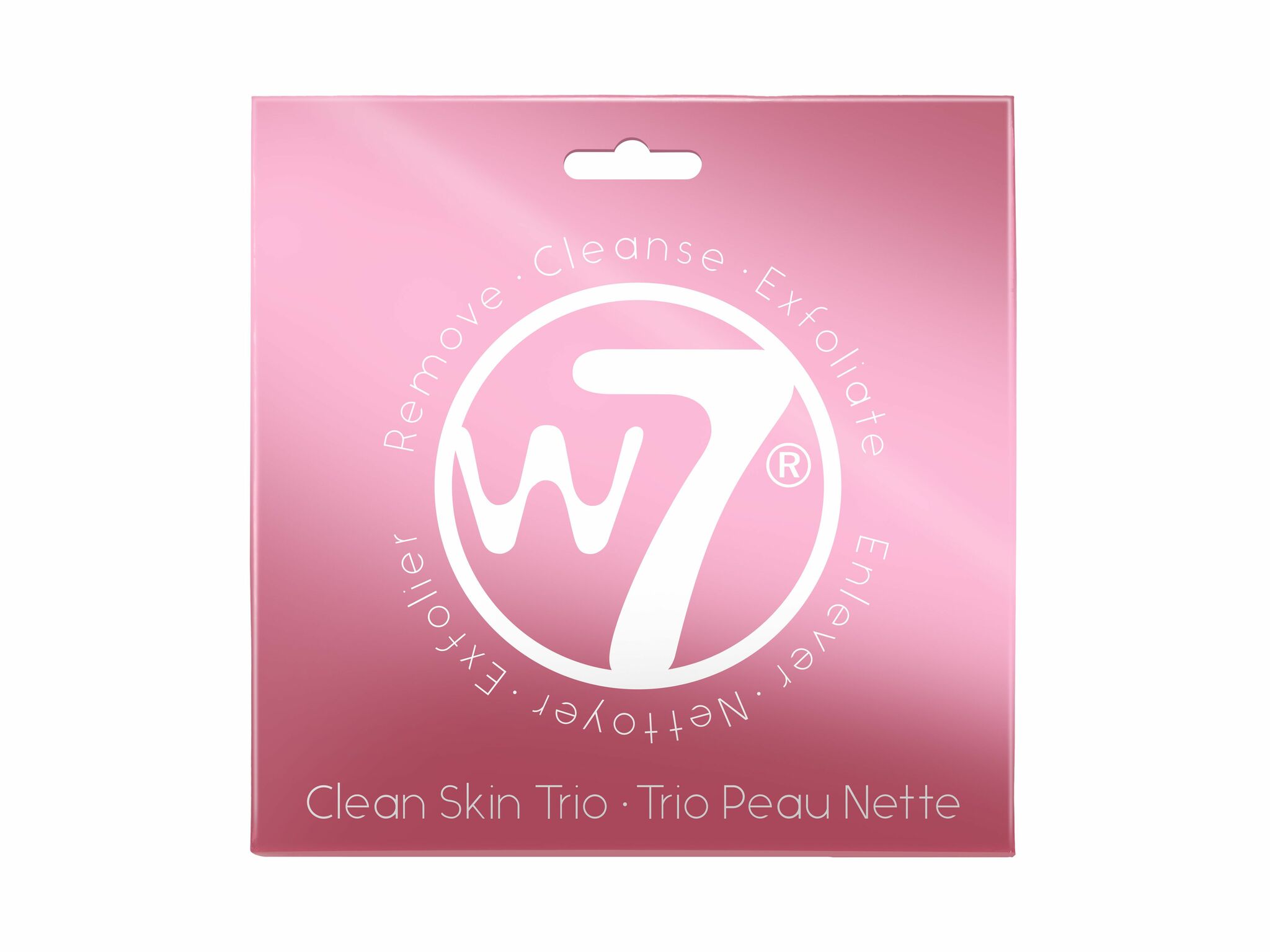 W7 CLEAN SKIN TRIO - Remove, Cleanse & Exfoliate