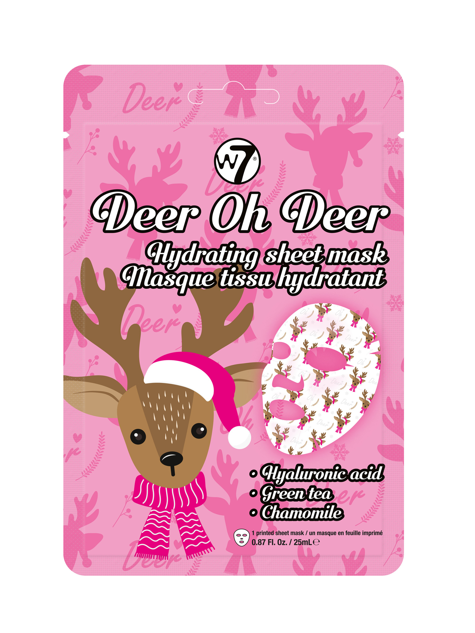 W7 Deer Oh Deer Hydrating Sheet Mask