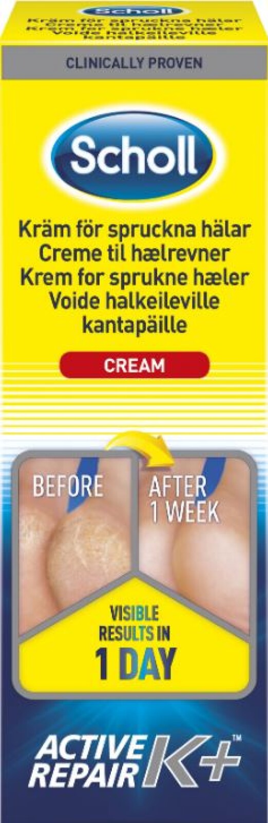 Scholl Aktive Repair K+ Cream