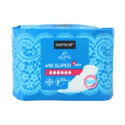 Sence Essentials - Ultra Super Binda Med Vingar 10-Pack