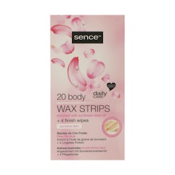 Sence Essentials Wax Strips 20pcs Body Sensitive Skin + 4 finish wipes