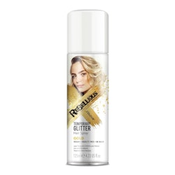 REBELLIOUS COLOR Temporary Glitter Hair Spray - Gold