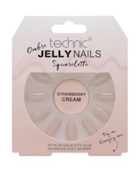 TECHNIC Ombre Jelly Nail Squareletto - Strawberry Cream