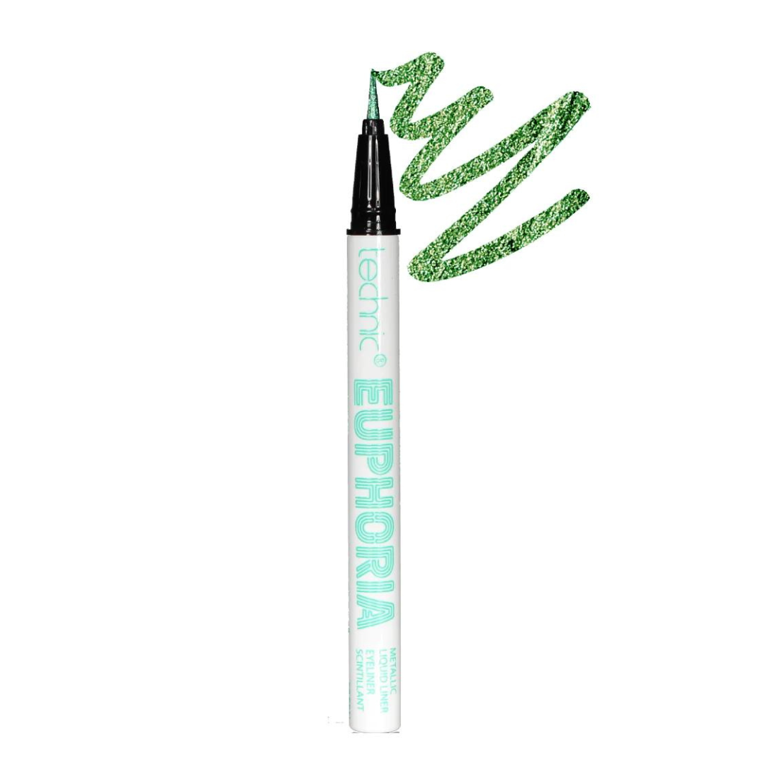 Technic Euphoria Metallic Liquid Eyeliner - Green