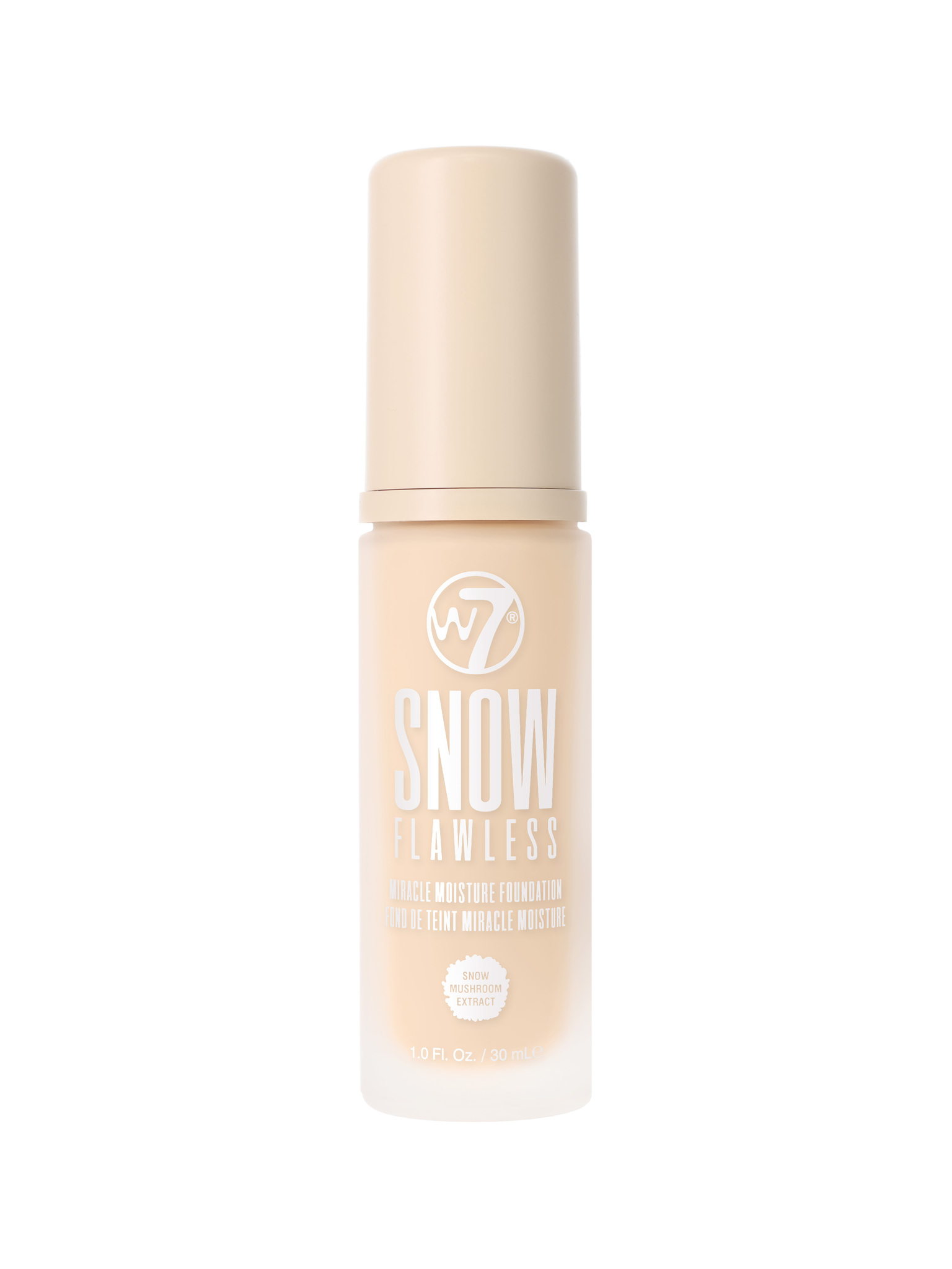 W7 Snow Flawless Miracle Moisture Foundation - Buff