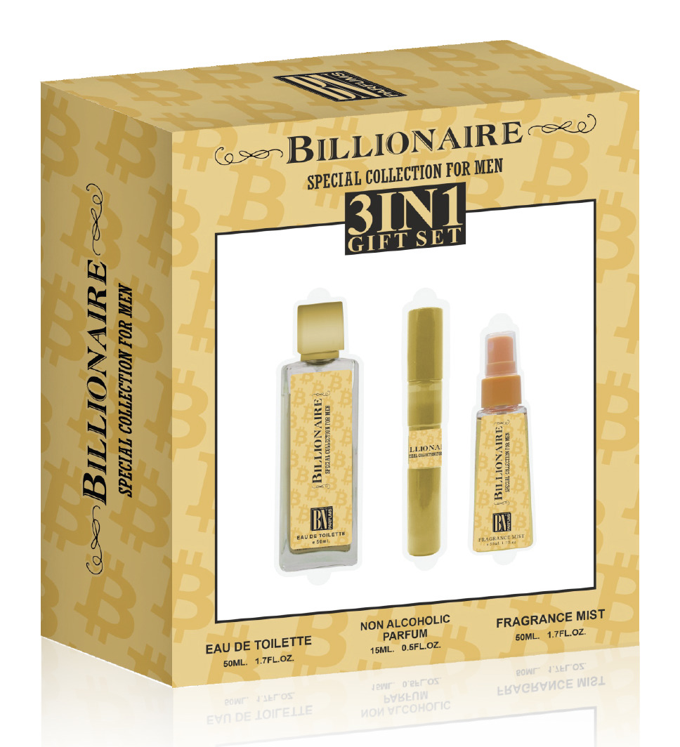 BN Parfums – 3IN1 Gift Set - Billionarie For Men