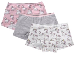 Emilia Bomullstrosa Boxer 3-pack - Unicorn