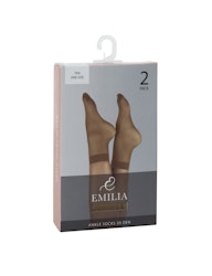 Emilia Ankelstrumpa 20 DEN 2-Pack