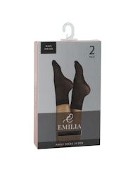 Emilia Ankelstrumpa 20 DEN 2-Pack
