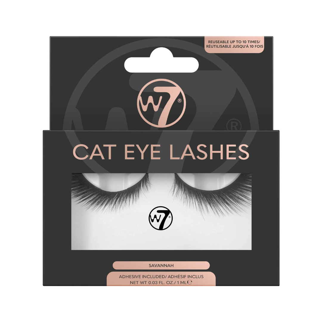 W7 Reuseable Cat Eye Lashes - Savannah