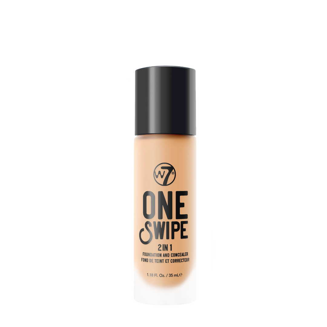 W7 One Swipe 2 in 1 Foundation & Concealer - Early Tan