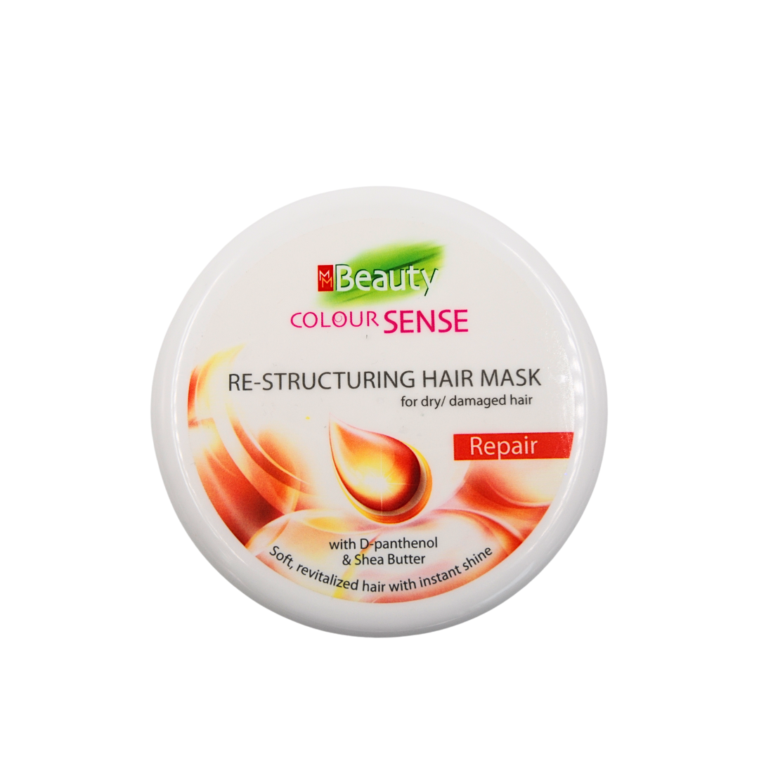 MM Beauty Re-Structuring Hair Mask With D-Panthenol & Shea Butter