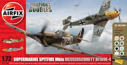 Airfix Supermarine Spitfire Mk1a Messerschmitt Dogfight Giftset