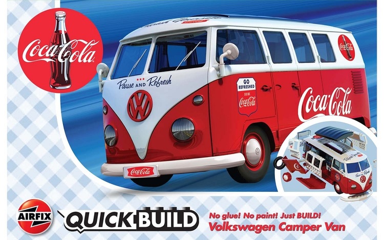 Airfix Quick Build VW Camper Coca Cola
