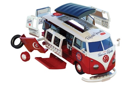 Airfix Quick Build VW Camper Coca Cola