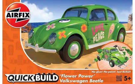Airfix Quick Build VW Beetle Flower Power