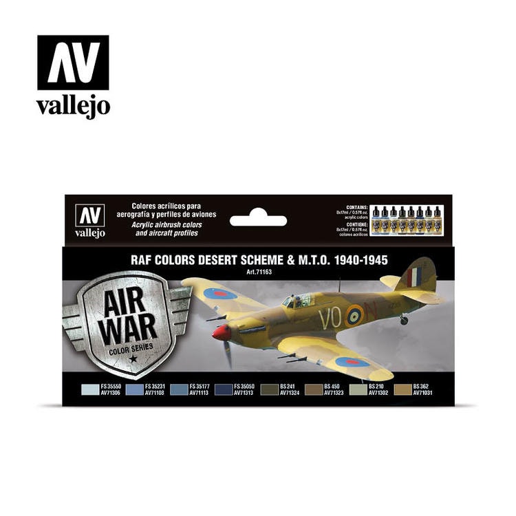 Vallejo RAF Colors Desert Scheme & M.T.O. 1940-1945