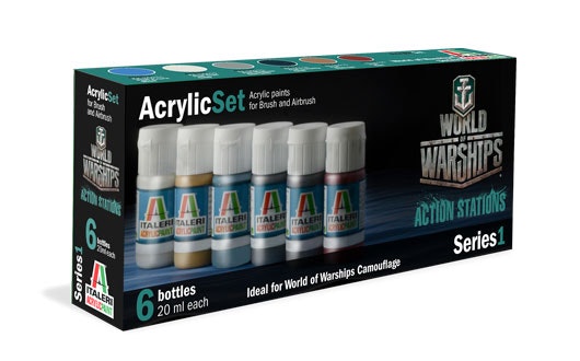 Italeri Acrylic Set World of Warships