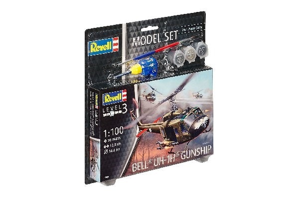 Revell Model Set Bell UH-1H Gunship