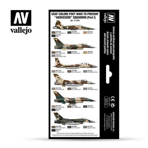 Vallejo USAF Colors PostWWII Aggressor Part 1