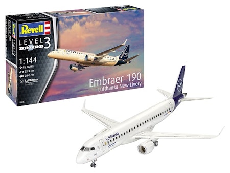 Revell Embraer 190 Lufthansa New Livery