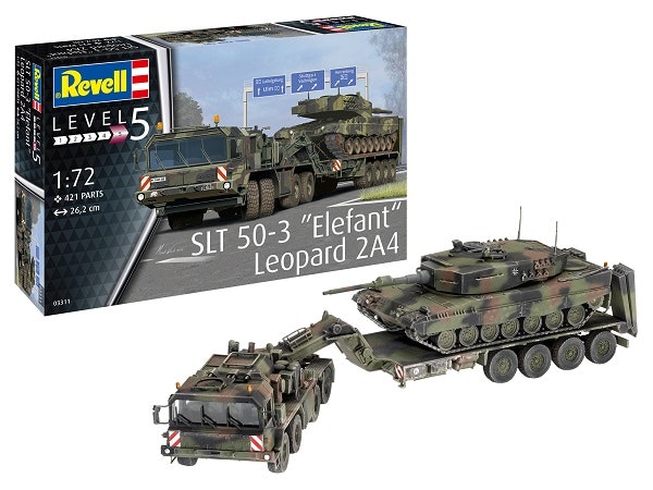 Revell Model SLT 50-3 Elefant + Leopard 2A4