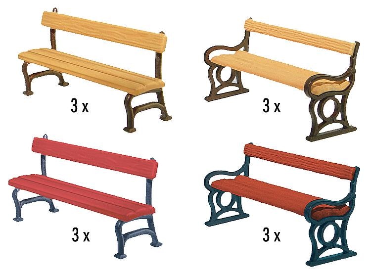 Faller 12 Park benches