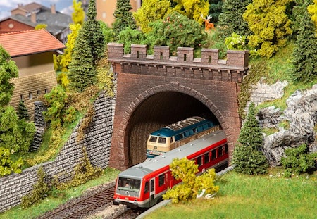 Faller 2 Tunnel portals, two-track