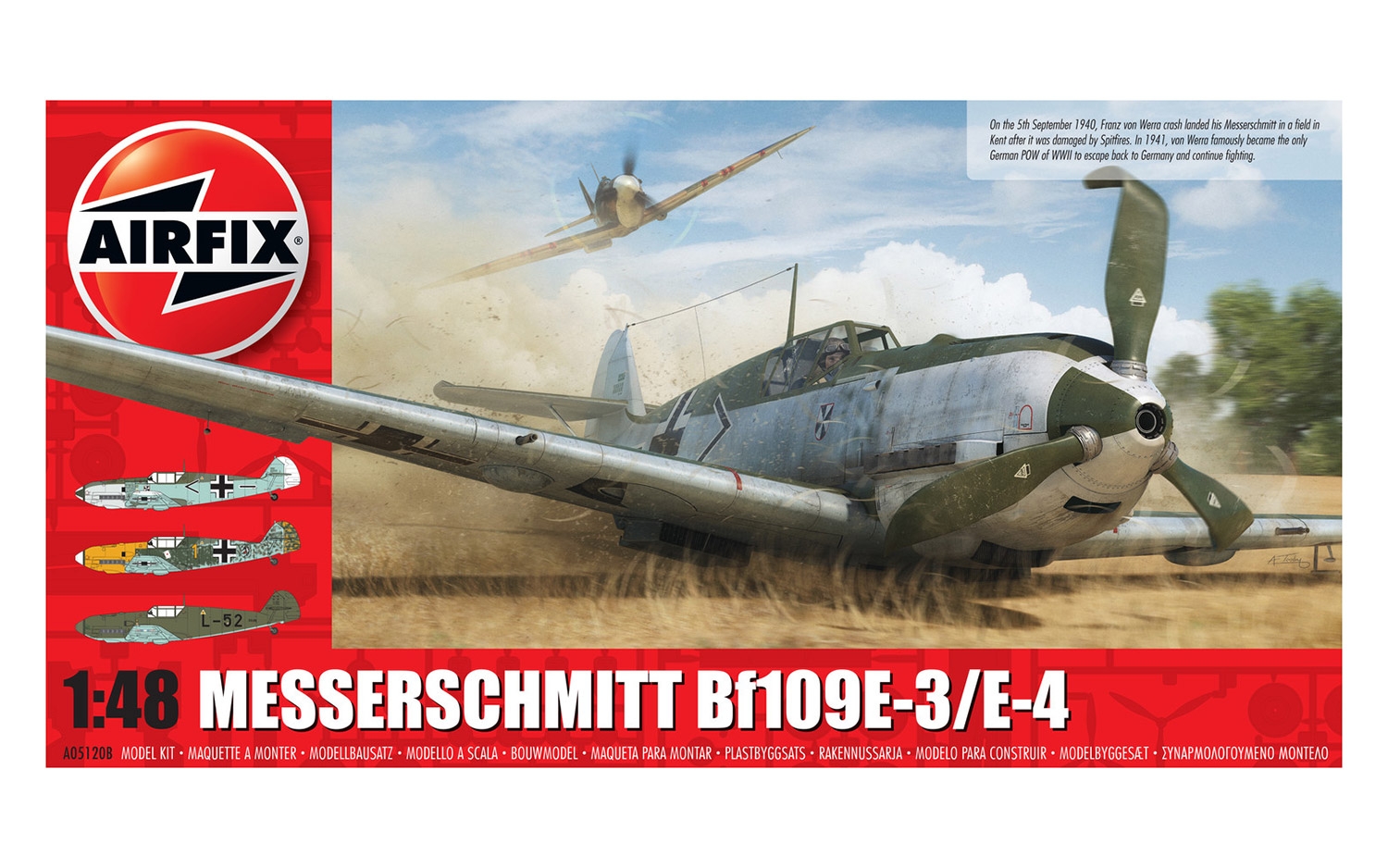 Airfix Messerschmitt Me 109E-4/E-01